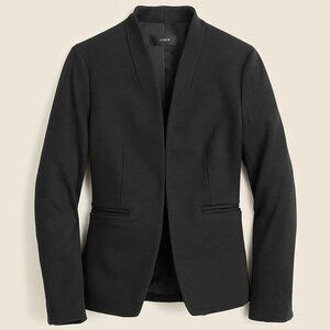 J.Crew Going-out Blazer in Stretch Twill (Black, 00)